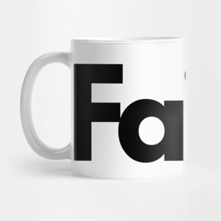 Faith trust single word minimalist T-Shirt Mug